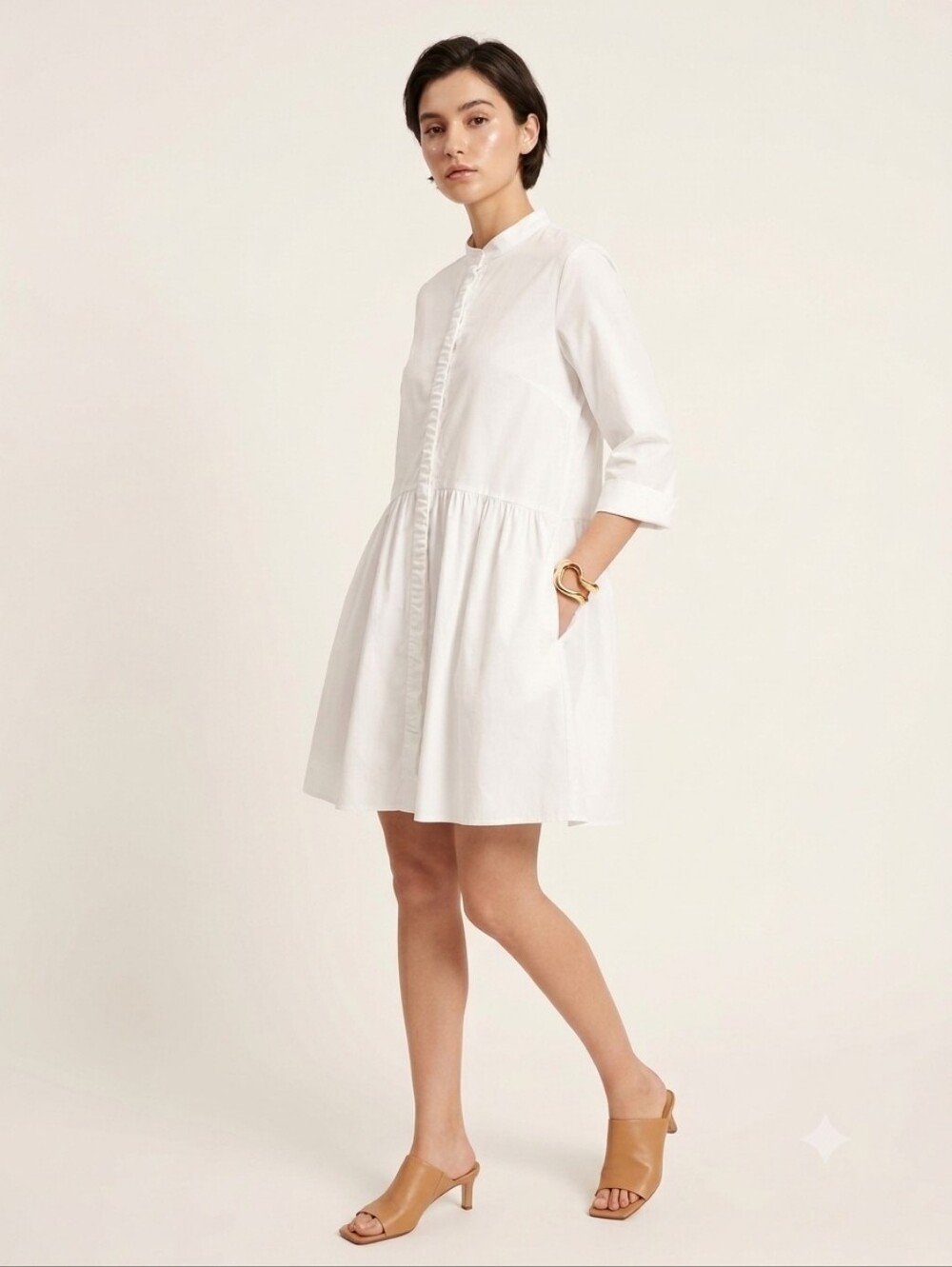 Tuckernuck White Royal Shirt Dress Size Large